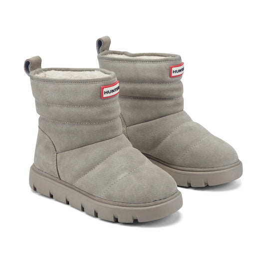 Big Kids Cuddle Lug Sole Insulated Waterproof Snow Booties